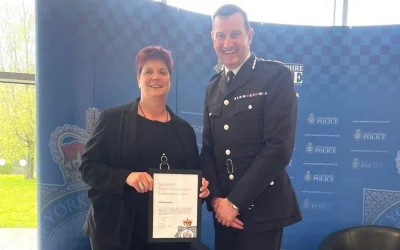 Chief Executive of Leeds Women’s Aid Awarded West Yorkshire Police Commendation